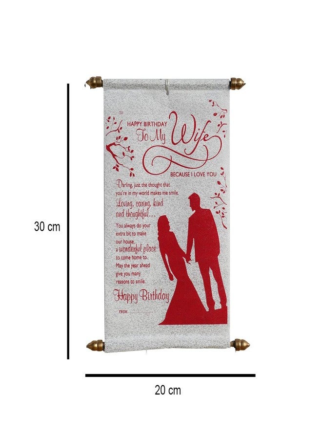 Natali Wife's Birthday Scroll Card - Image 3